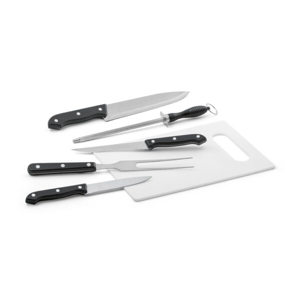 Kit Churrasco 5 Peças Inox Tabua e Estojo Nylon Sg44149 - Image 3