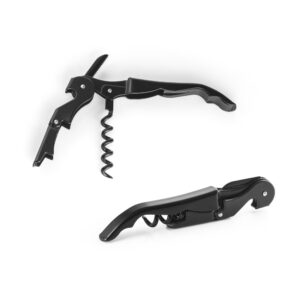 Saca-rolhas Metal e PP com Abridor de Garrafas e Canivete de Sommelier Sg89249