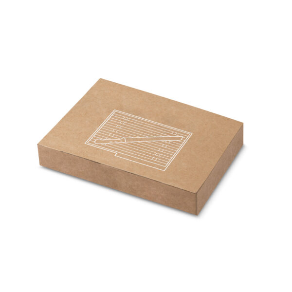 Tábua para Pão e Faca Inox e Bambu com Grelha Removível para remoção de migalhas Estojo Kraft Sg12349 - Image 9