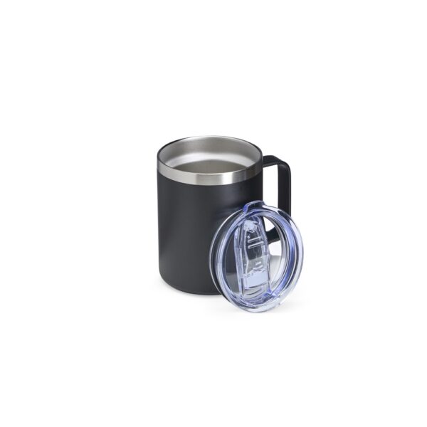 Caneca de Café 350ml Térmica Inox Parede Dupla Tampa Acrilica Sb16060 - Image 4