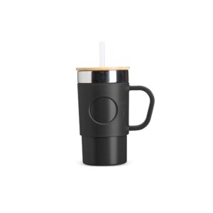 Caneca Térmica 400ml Inox Tampa Bambu S43981