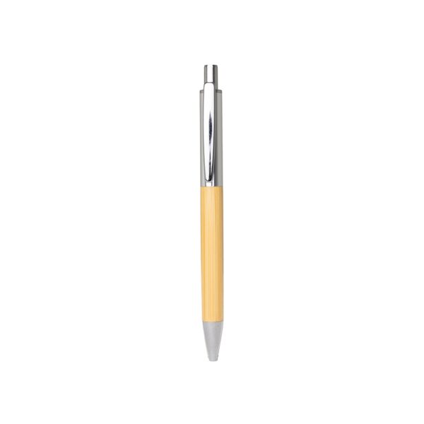 Caneta Executiva Clique Metal e Bambu S95051 - Image 4