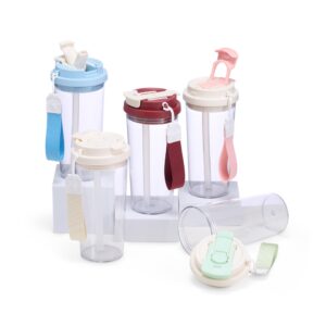 Copo com Canudo 600ml Alça Plástico S71420