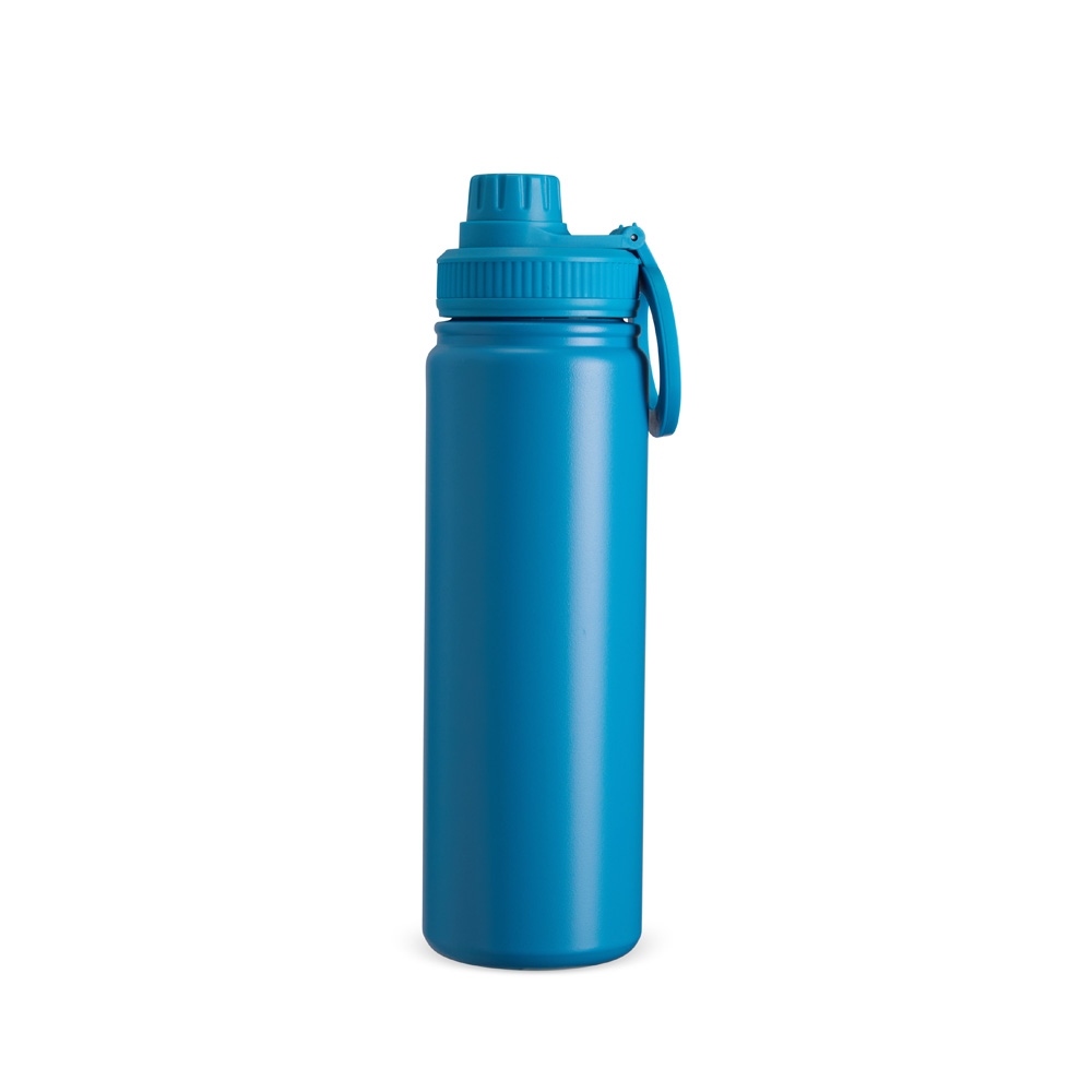 Garrafa Squeeze 750ml Térmica Mod Similar Parede Dupla Inox Alça Magnética Porta Celular S79180 - Imagem 13