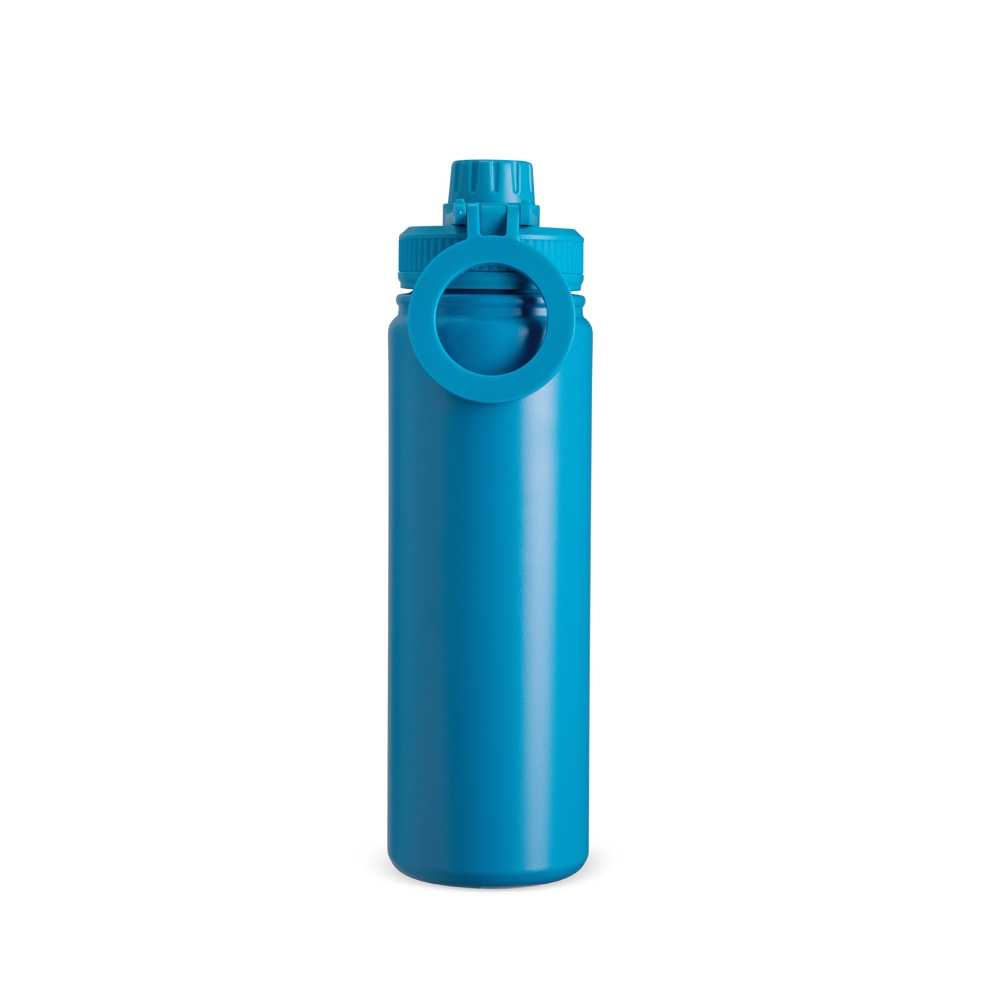 Garrafa Squeeze 750ml Térmica Mod Similar Parede Dupla Inox Alça Magnética Porta Celular S79180 - Imagem 9
