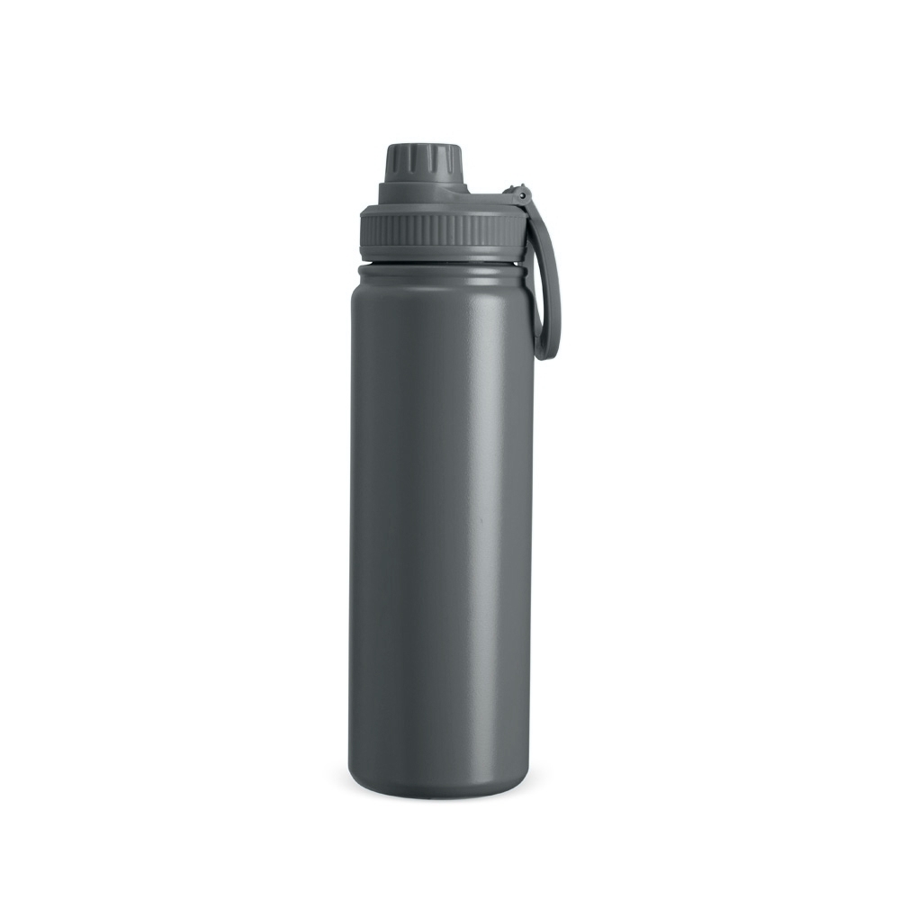 Garrafa Squeeze 750ml Térmica Mod Similar Parede Dupla Inox Alça Magnética Porta Celular S79180 - Imagem 11