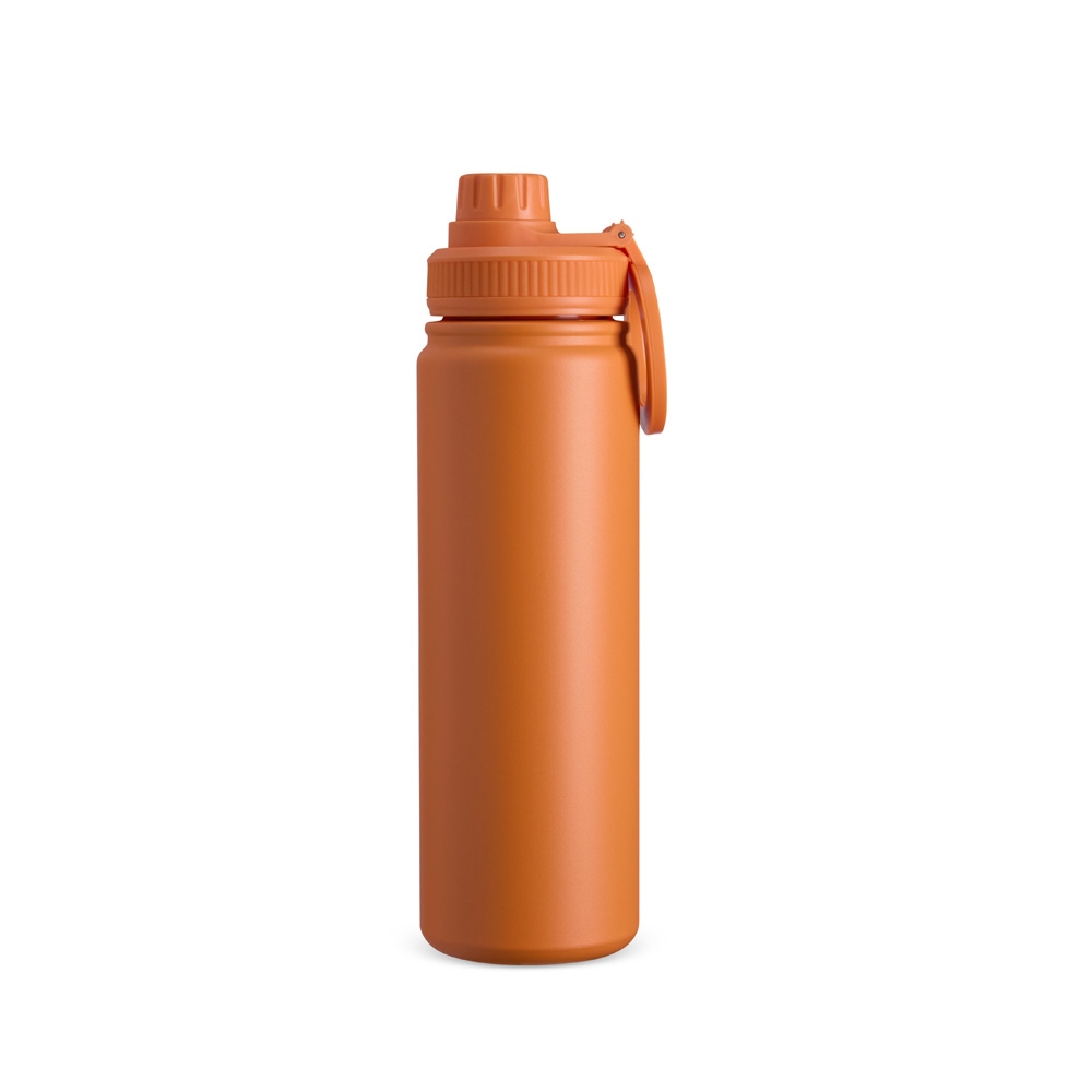 Garrafa Squeeze 750ml Térmica Mod Similar Parede Dupla Inox Alça Magnética Porta Celular S79180 - Imagem 10