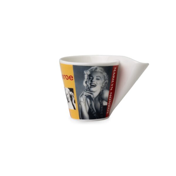 Kit de Café Marilyn Monroe 6 Peças Duas xícaras 80ml Dois Pires e Colheres Sm0956 - Image 2