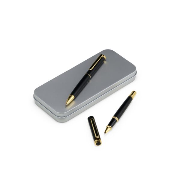 Conjunto de Canetas Executivas Roller e Esferografica com Estojo Metalico S26180 - Image 6