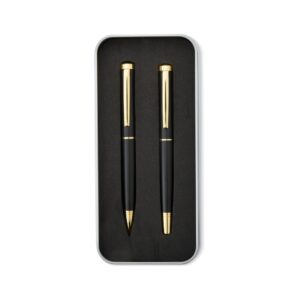 Conjunto de Canetas Executivas Roller e Esferografica com Estojo Metalico S26180