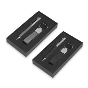 Conjunto Executivo Caneta e Chaveiro Metal com Estojo Presente S86151