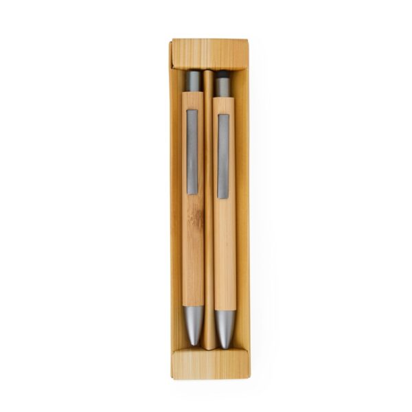 Conjunto Executivo Caneta e Lapiseira Bambu Eco S15280 - Image 2
