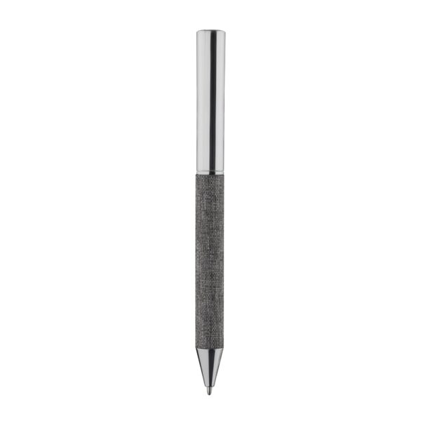 Conjunto Executivo Caneta, Chaveiro e Porta Cartão Metal e Tecido rPET com Estojo Presente S37151 - Image 5