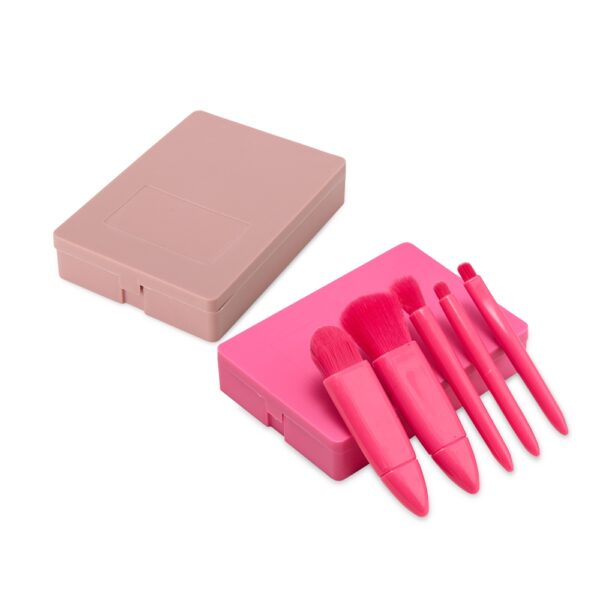 Estojo com Kit Pincel e Espelho 5 Peças S47881 - Image 3