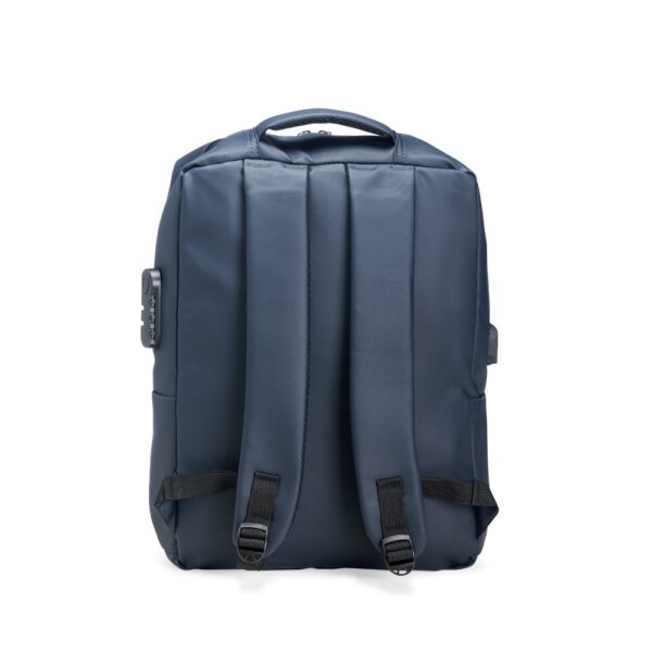 Mochila Notebook USB Antifurto Couro Sintético S46180 - Image 4
