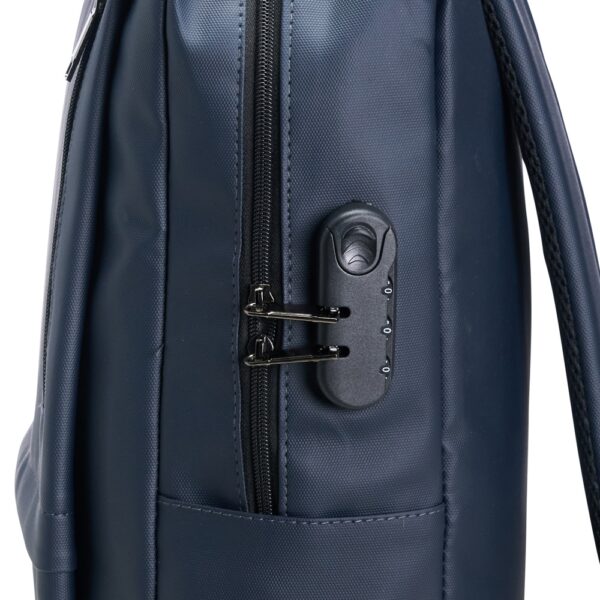 Mochila Notebook USB Antifurto Couro Sintético S46180 - Image 3