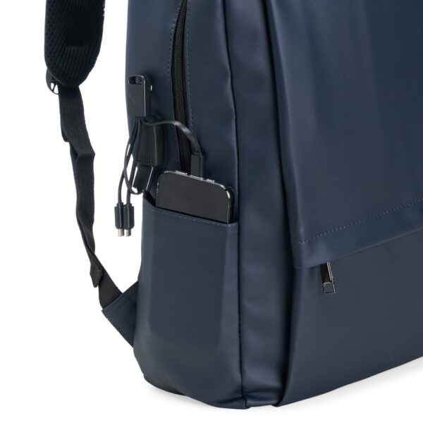 Mochila Notebook USB Antifurto Couro Sintético S46180 - Image 6