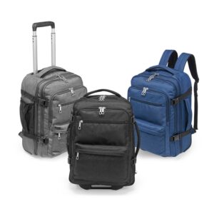 Mochila Poliéster para Viagem Alça Retrátil S21380