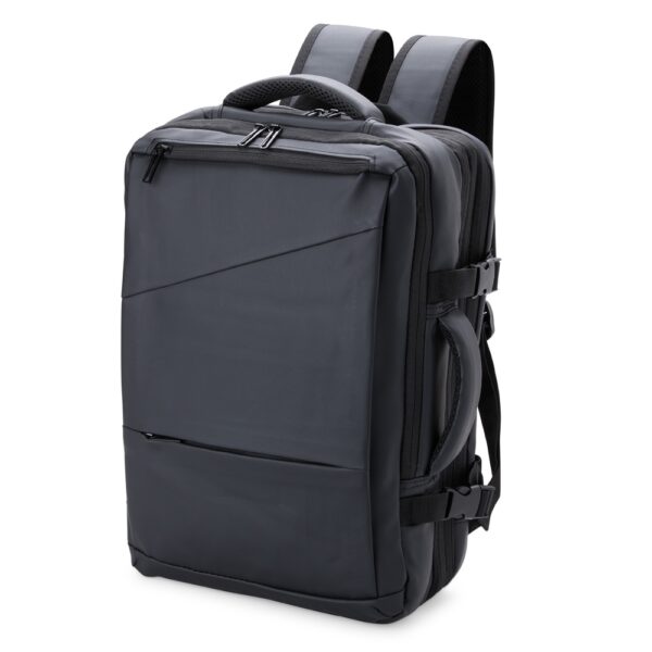 Mochila Notebook USB Expansível Troley Couro Sintético S48080 - Image 2