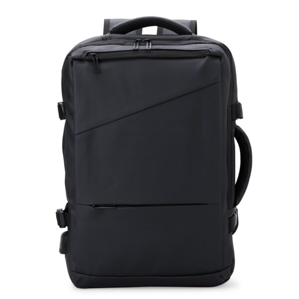 Mochila Notebook USB Expansível Troley Couro Sintético S48080 - Image 4