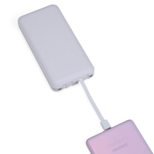 Carregador de Celular USB Power Bank 10.000mAh com Lanterna e Multissaídas S91280