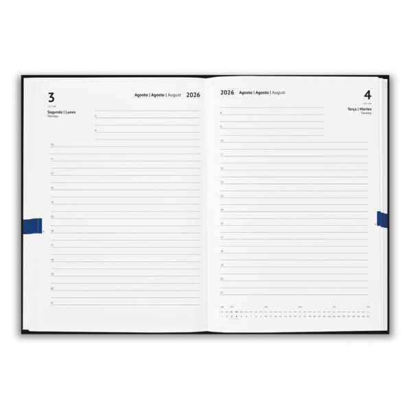 Agenda Anual Diária A5 2026 Cortiça e Linho Bolsa S99166 - Image 8