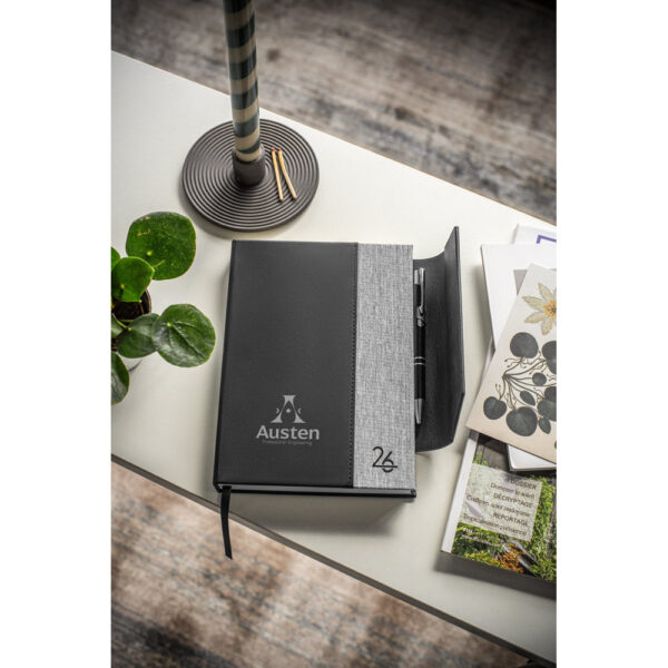 Agenda Diária A5 2026 PU e PET Reciclado Fecho Magnético S41266 - Image 3