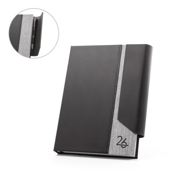 Agenda Diária A5 2026 PU e PET Reciclado Fecho Magnético S41266