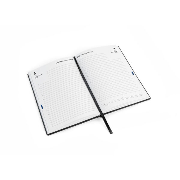 Agenda Diária A5 2026 PU Bolsos Externo S02266 - Image 6