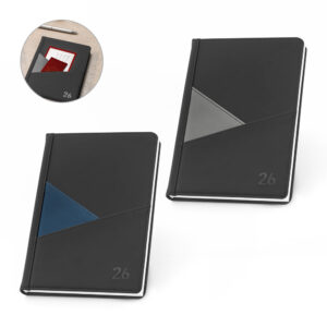 Agenda Diária A5 2026 PU Bolsos Externo S02266