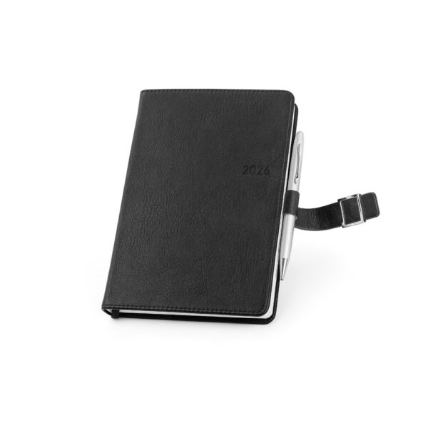 Agenda Diária A5 2026 PU com Fecho Magnético e Placa Metálica S12266 - Image 7