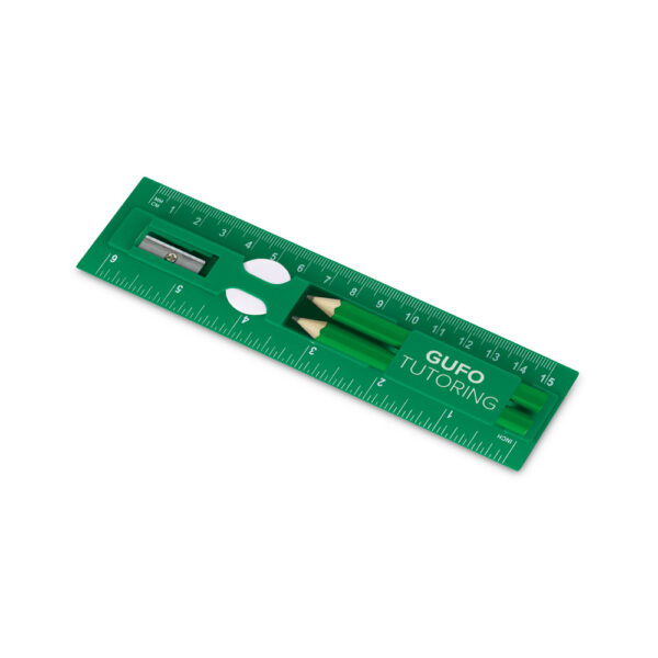 Conjunto de Escrita PS Mini Lápis Régua e Apontador Sg66539 - Image 4