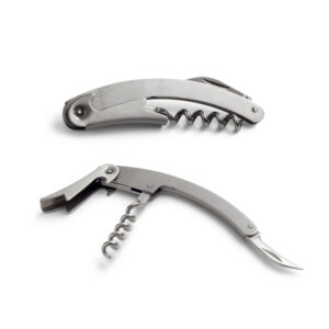 Saca-rolhas Metal com Abridor de Garrafas e Canivete de sommelier Sg30149