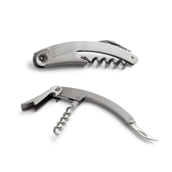 Saca-rolhas Metal com Abridor de Garrafas e Canivete de sommelier Sg30149
