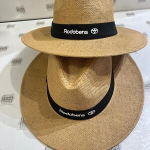 Chapéu do Produtor Agro Estilo Panamá Vintage Palha Shantung Casual e Versátil Schapeu