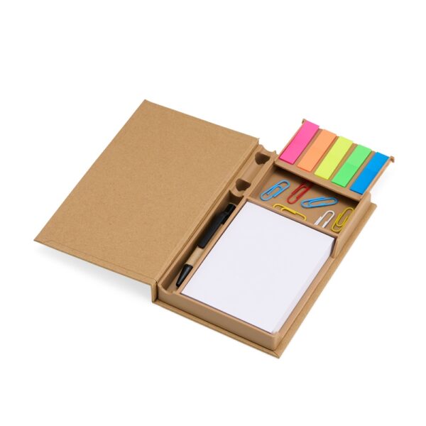 Bloco de Anotações B6 com Caneta e Post-it Eco S60160 - Image 3