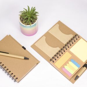 Caderno Ecológico com Caneta e Post-it S23981