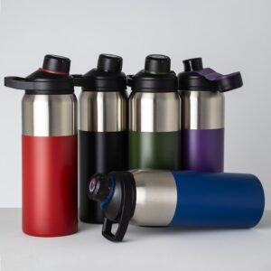 Garrafa Squeeze 750ml Térmica Magnética Parede Dupla com Alça S26080@e