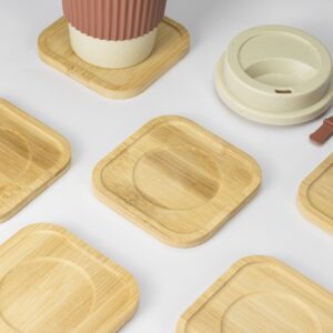 Kit Porta-Copos Bambu 6 Peças S96251