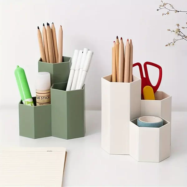 Porta Lápis, Caneta, Ojetos e Organizor de Mesa Multifuncional Stlapis - Image 3