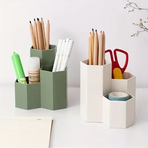 Porta Lápis, Caneta, Ojetos e Organizor de Mesa Multifuncional Stlapis