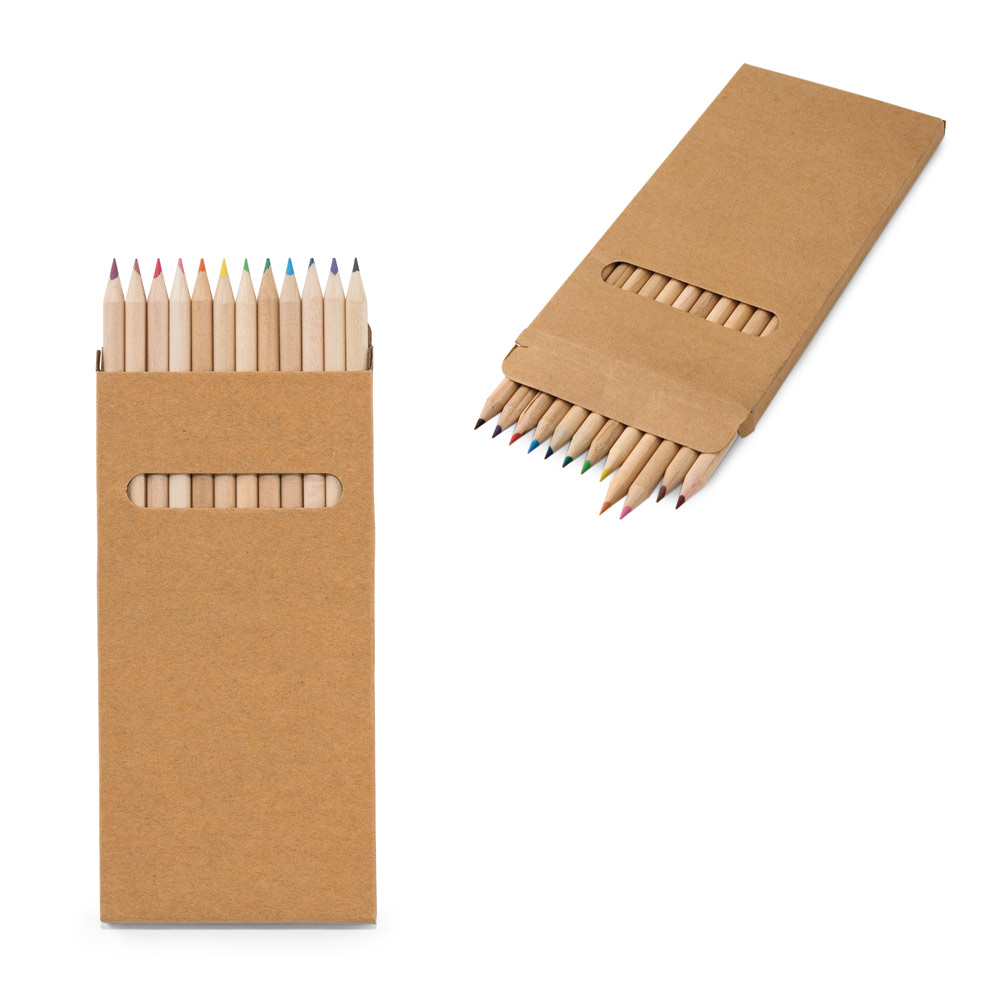 Lápis de Cor 12 unidades Caixa Kraft Sg64715