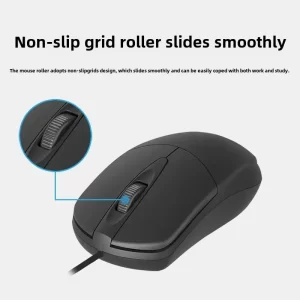 Mouse AOC USB com fio MS121S mousecfio