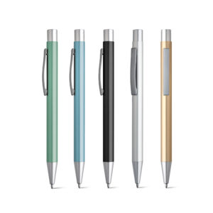 Caneta Executiva Alumínio Acabamento Mate Escrita em Preto Sg52115