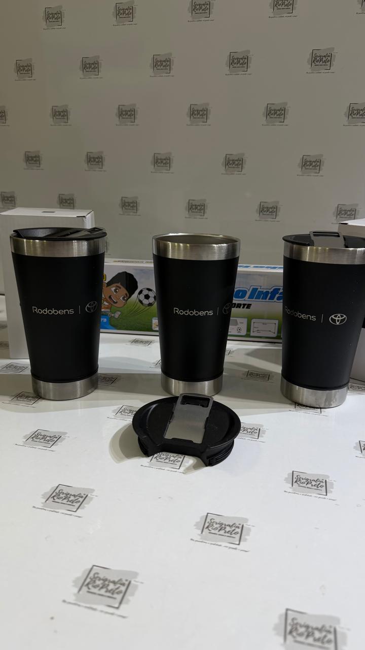 Copo Térmico 500ml Parede Dupla Mod Similar com Tampa e Abridor de Garrafa Aço Inox SL54681 Sa54681 - Imagem 17