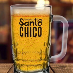 Caneca de Chopp Vidro 340ml Scopochopp
