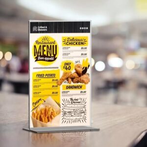 Display Expositor Mesa e Balcão Acrilico Tam A4 30x21x8cm Sdisplay