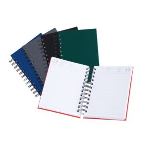 Agenda Diária 2026 B6 Wire-O Emborrachada S13941