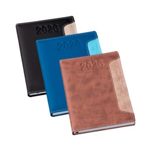 Agenda Diária 2026 A5 Couro Sintético  S11351
