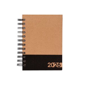 Agenda Diária 2026 B6 Wire-O Kraft S93151